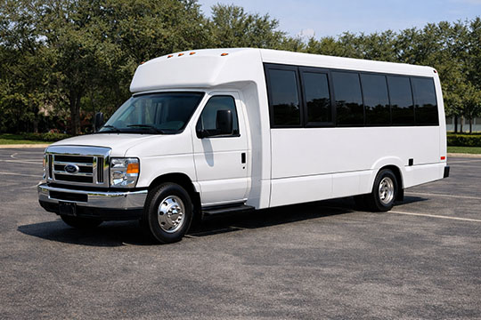 18-passenger mini coach Austin